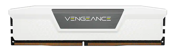 DDR5, 5200MHZ 32GB 2X16GB DIMM, UNBUFFERED, 40-40-40-77, STD PMIC, XMP 3.0, VENGEANCE DDR5 WHITE HE