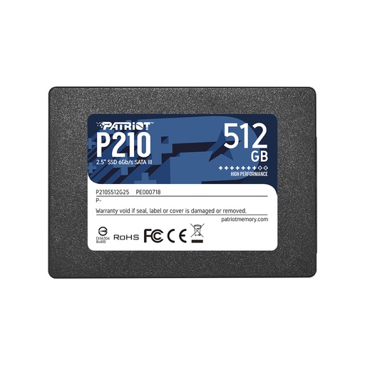 [COAPTVP210S512G25] PATRIOT P210 512GB SATA3 2.5 SSD