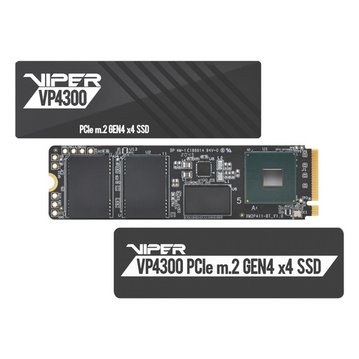 [COAPTVVP4300-2TBM28H] DISCO SOLIDO PATRIOT VIPER VP4300 2TB, M.2 2280, PCIE GEN 4 X4 NVME.