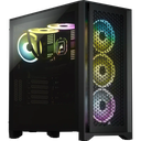 4000D AIRFLOW TG MID-TOWER, BLACK