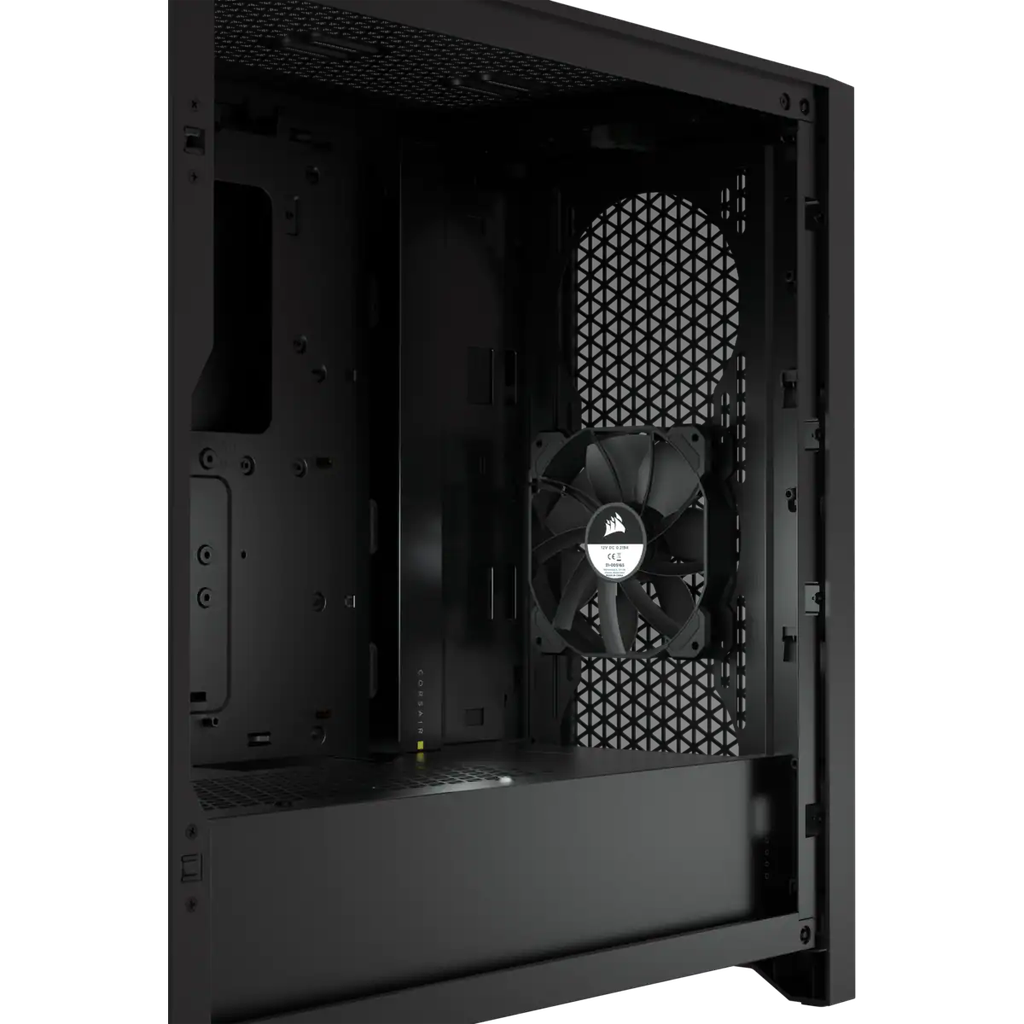 4000D AIRFLOW TG MID-TOWER, BLACK