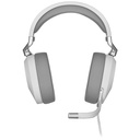 CORSAIR HS65 SURROUND GAMING HEADSET, WHITE