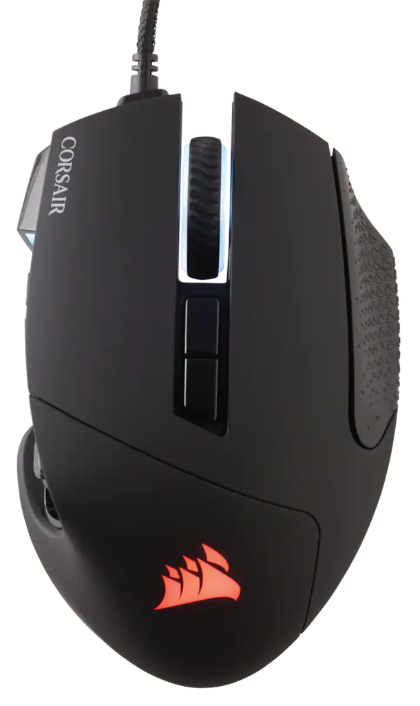 CORSAIR GAMING SCIMITAR ELITE RGB MOBA/MMO GAMING MOUSE 18000 DPI, BLACK, REPLACING CH-9304211