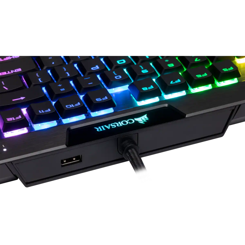 CORSAIR K70 RGB MK.2 LP MECHANICAL GAMING KEYBOARD, BACKLIT RGB LED, CHERRY MX LOW PROFILE SPEED