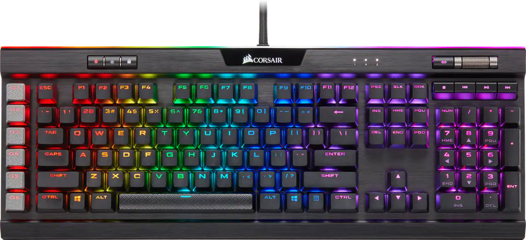 CORSAIR GAMING K95 PLATINUM XT RGB MECHANICAL GAMING KEYBOARD, BACKLIT MULTICOLOR LED, CHERRY MX SPE