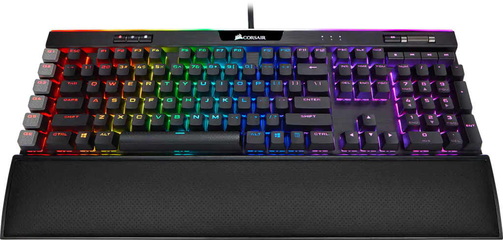 CORSAIR GAMING K95 PLATINUM XT RGB MECHANICAL GAMING KEYBOARD, BACKLIT MULTICOLOR LED, CHERRY MX SPE