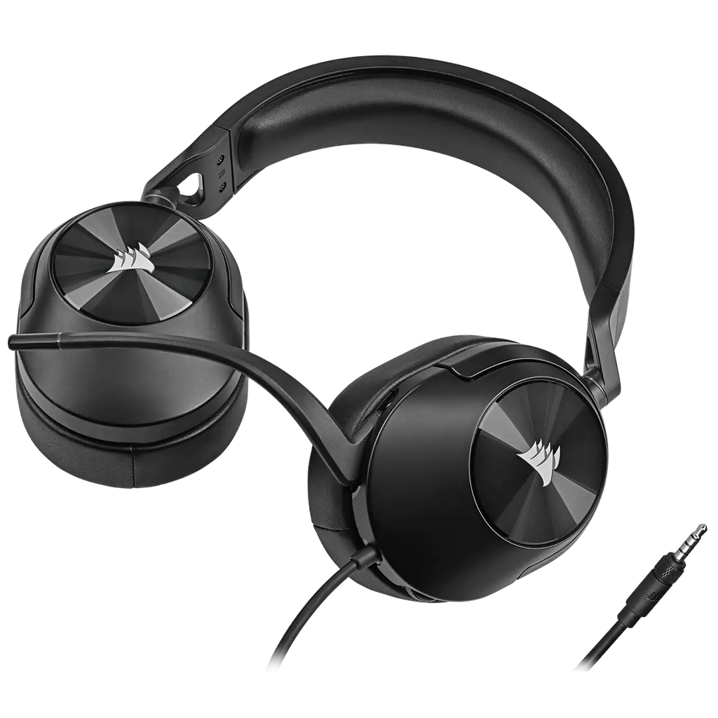 CORSAIR HS55 SURROUND GAMING HEADSET, CARBON