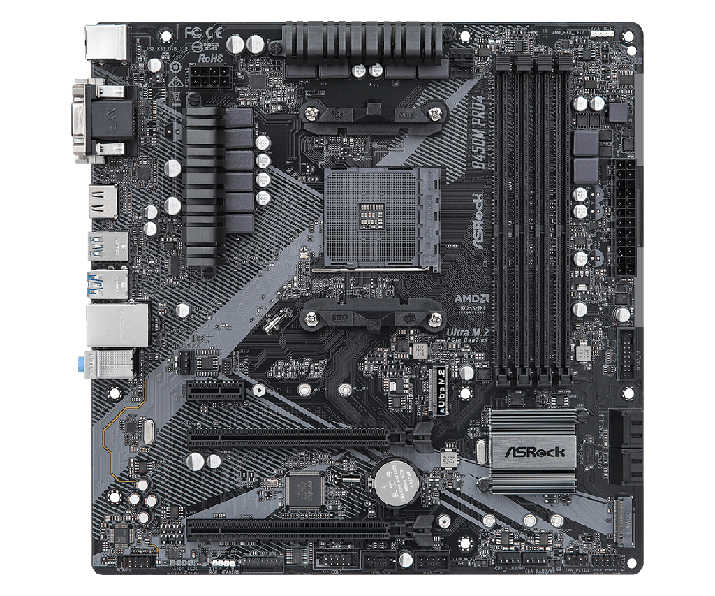 PLACA ASROCK B450M PRO4  R2.0