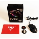 MOUSE GAMING PATRIOT  VIPER V570 BLACK EDITION, LASER, RGB