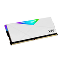 XPG MEMORIA RAM 8GB 3200 DDR4 HEATSINK RGB D50  BLANCA
