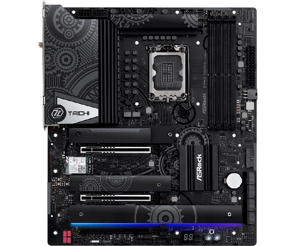 PLACA ASROCK Z790 TAICHI LITE, LGA 1700, DDR5 7200MHZ (OC), M.2 (PCIE GEN5X4), PCIE 5.0, WIFI, EATX.