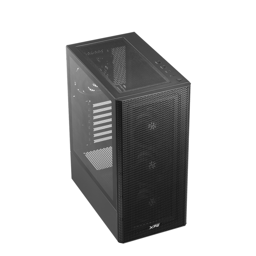 CASE - MID TOWER - ADATA XPG -VALORMESHMT - CRISTAL TEMPLADO -COLOR NEGRO