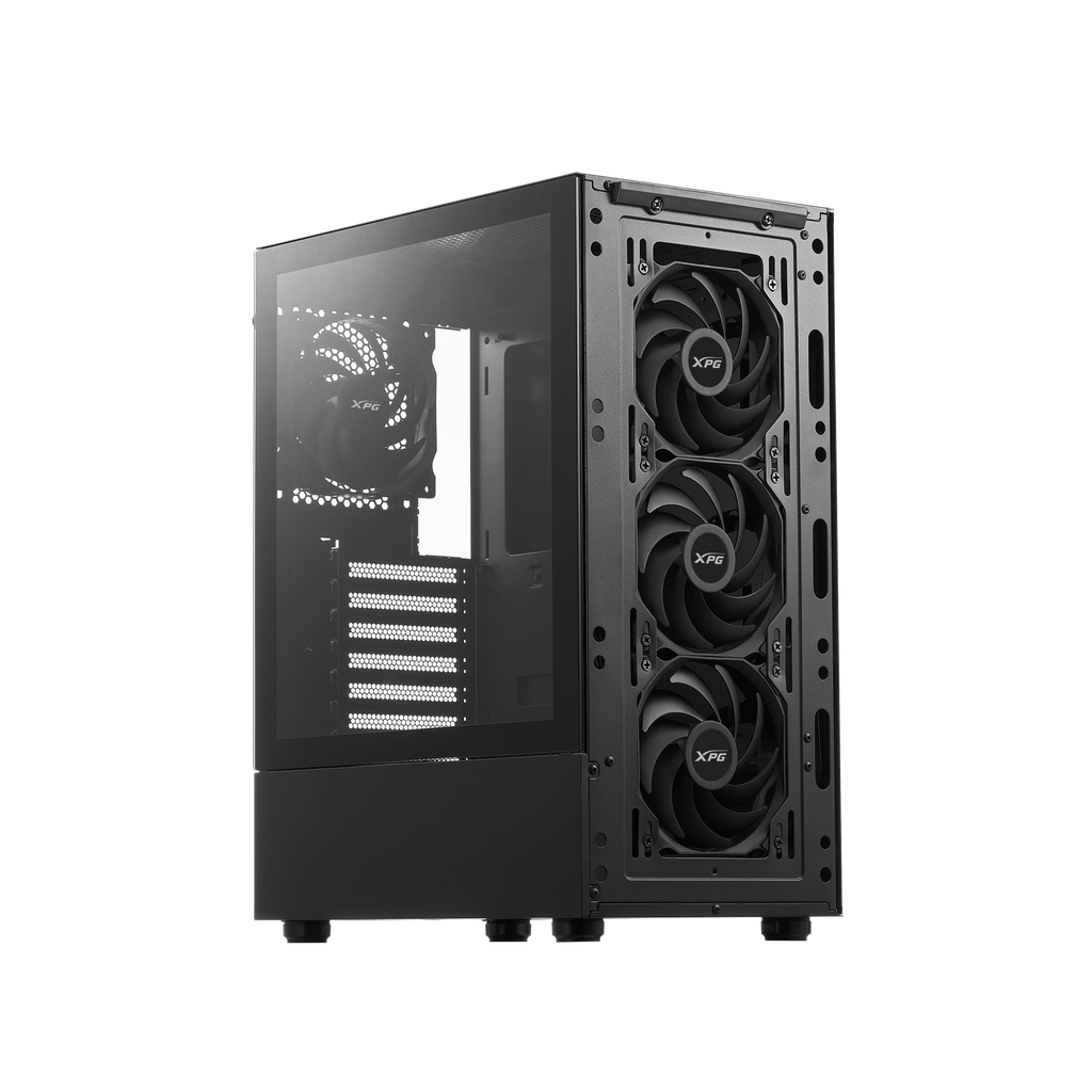 CASE - MID TOWER - ADATA XPG -VALORMESHMT - CRISTAL TEMPLADO -COLOR NEGRO