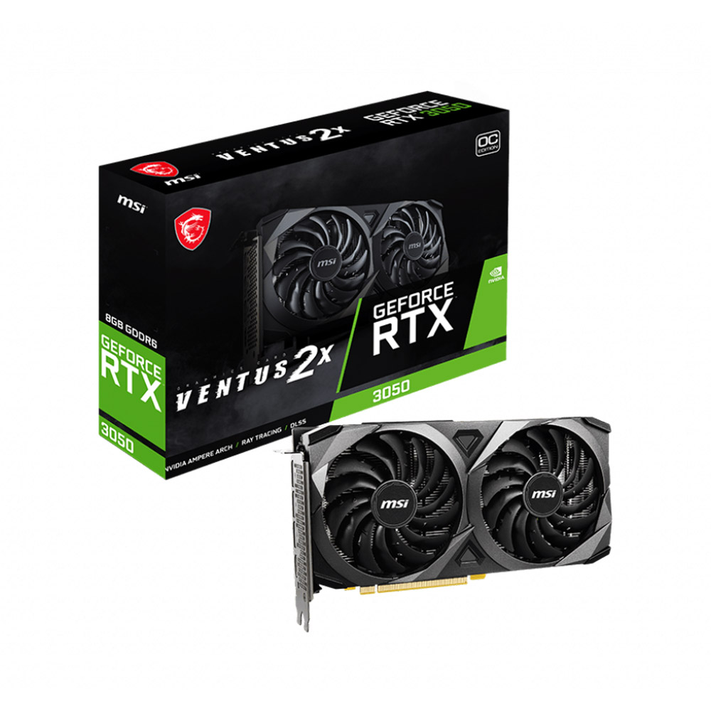 [COAMIV3050VENT2X8GOC] GEFORCE RTX 3050 VENTUS 2X 8G OC