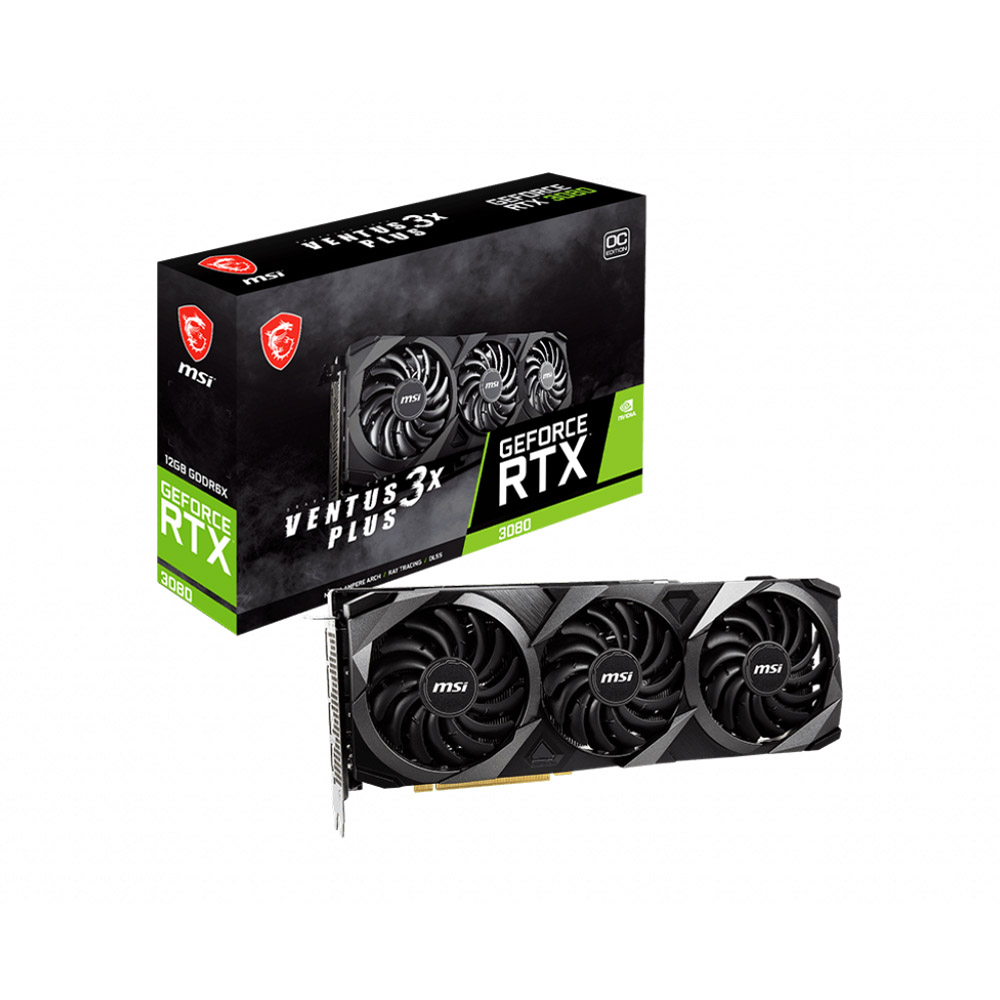 [COAMIVRTX3080VEN3XPLUS12G] GEFORCE RTX 3080 VENTUS 3X PLUS 12G OC LHR