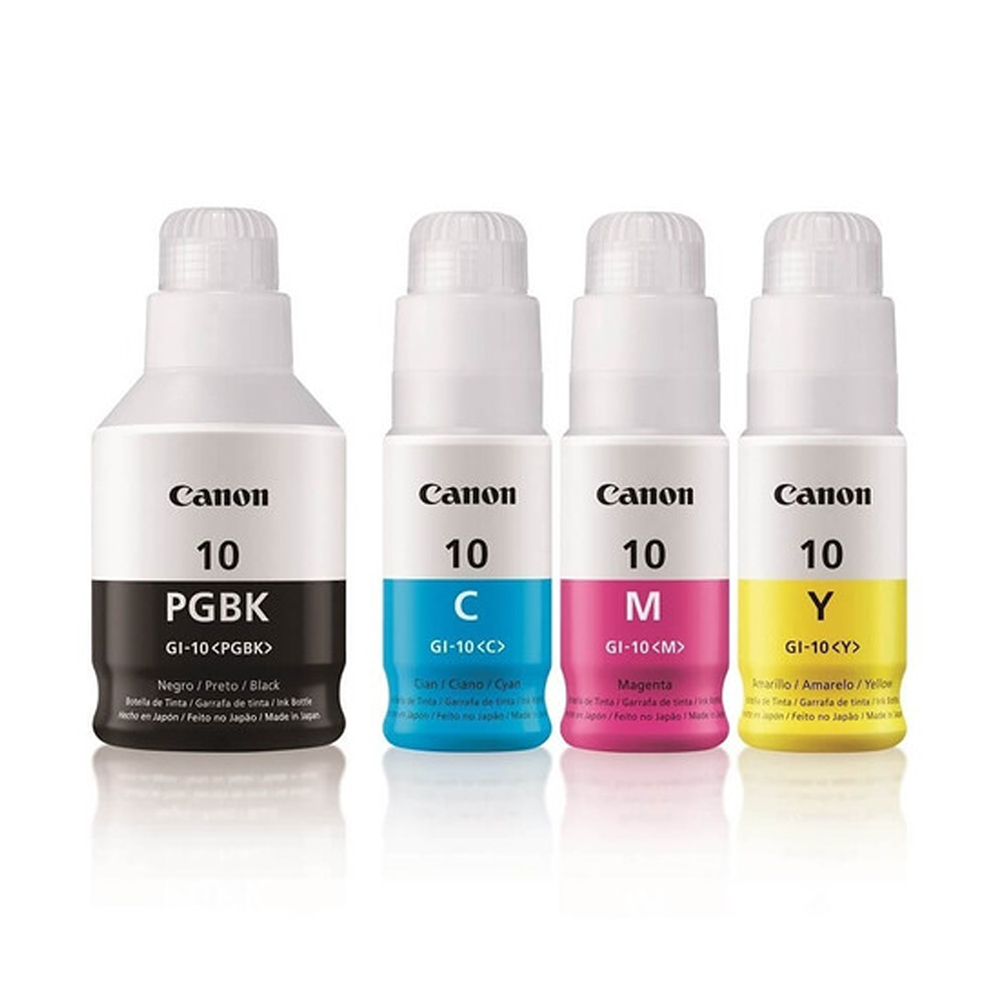 COMBO PACK X  4 TINTAS GI-10 (BK, CYAN,MAGENTA, YELLOW)