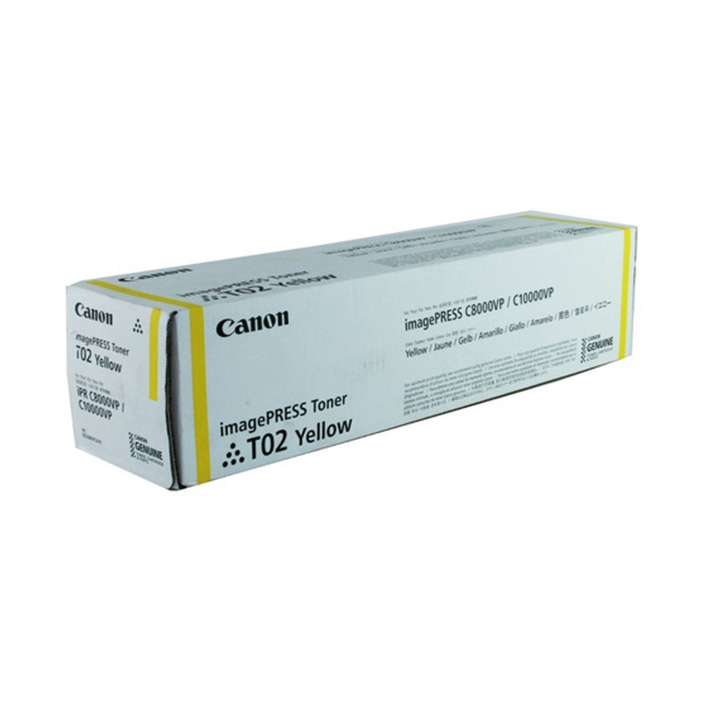 TONER CANON T02 AMARILLO