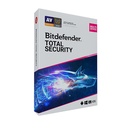ANTIVIRUS BITDEFENDER TOTAL SECURITY, 5 PC, 15 MESES.