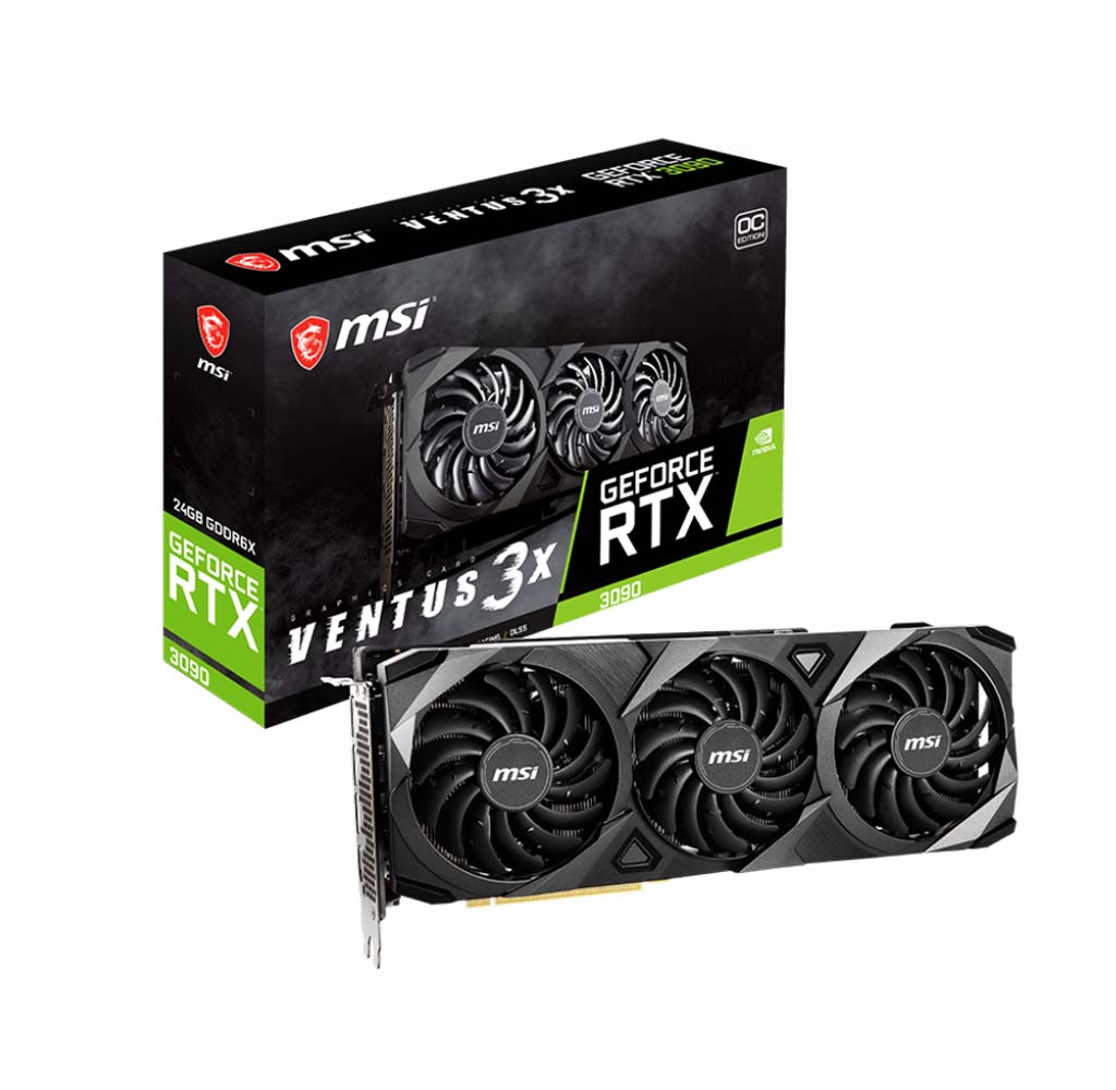 [COAMIVRTX3090VEN3X24GOC] GEFORCE RTX 3090 VENTUS 3X 24G OC BV