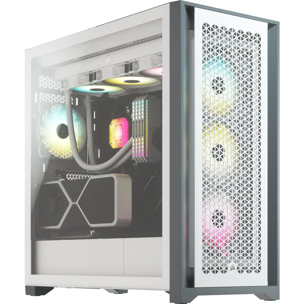 5000D AIRFLOW, TG, WHITE