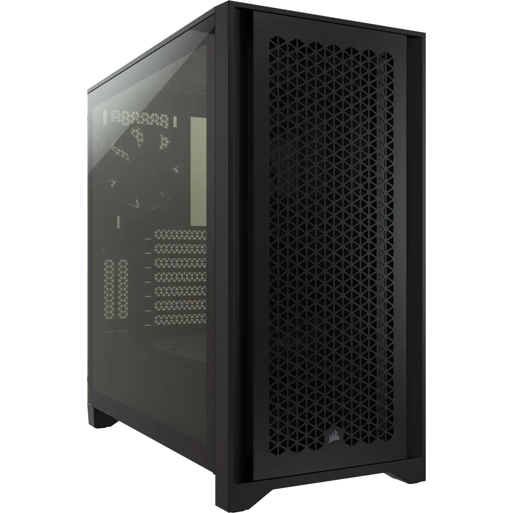 4000D AIRFLOW TG MID-TOWER, BLACK