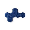 ELGATO FOAM ACOUSTIC PANELS ON FRAMES, STARTER SET BLUE