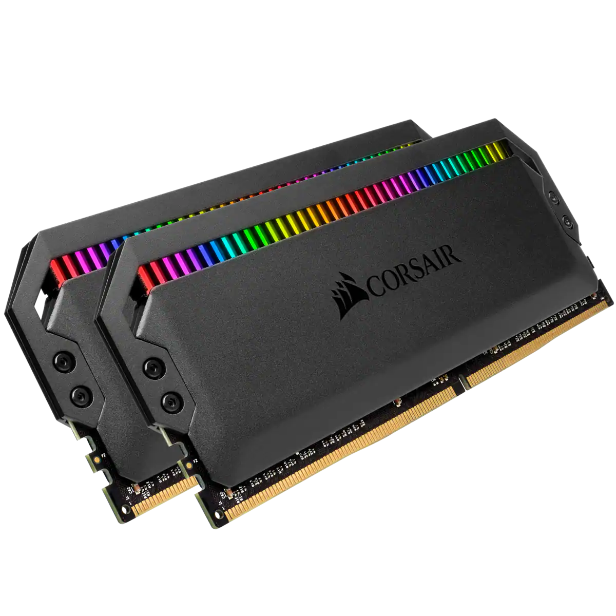 [COACRVCMT32GX4M2C3466C16] KIT MEMORIA RAM CORSAIR DOMINATOR PLATINUM BLACK RGB 32GB (16GB X 2), 3466MHZ, DDR4, CL16, XMP 2.0.