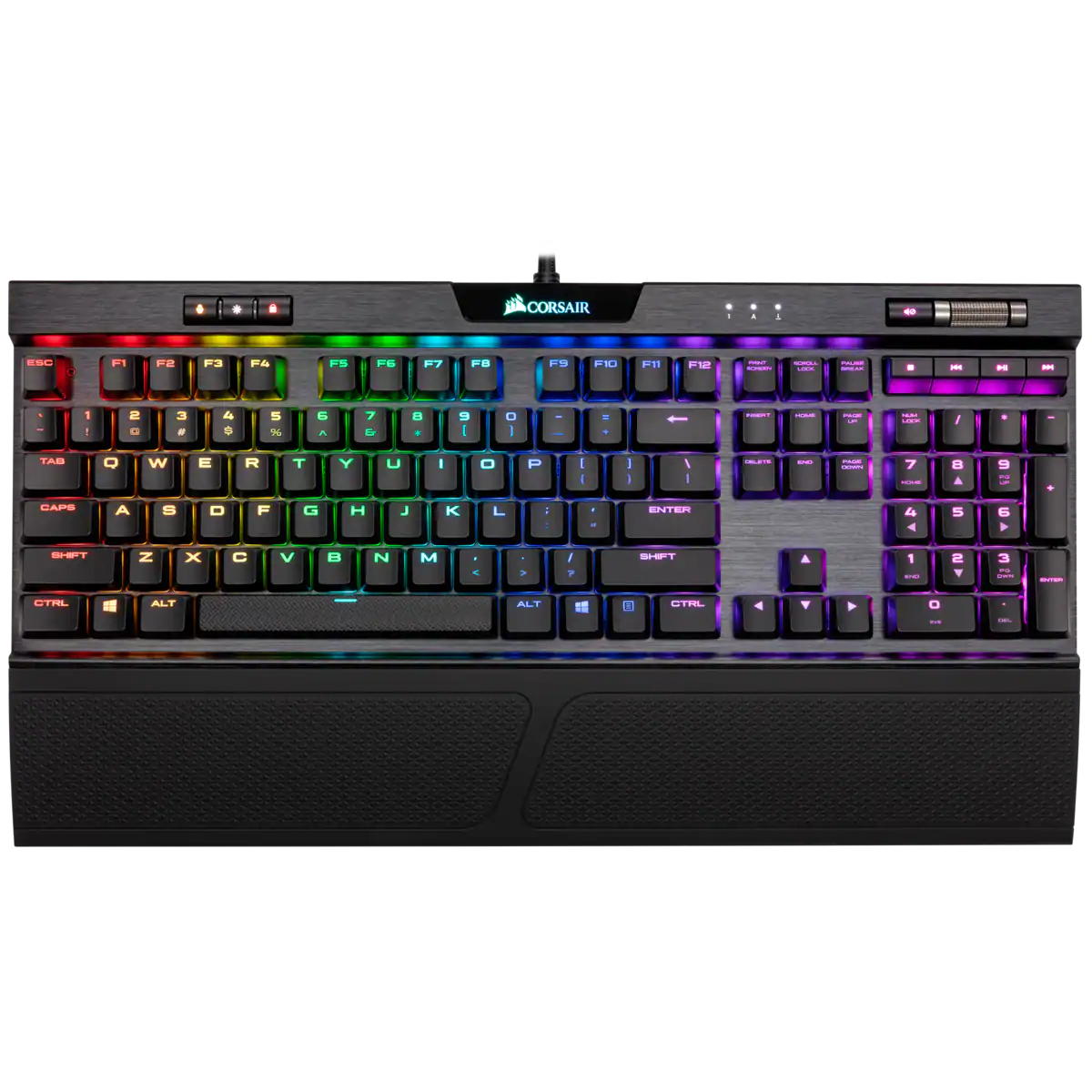 [COACRVCH-9109018-SP] CORSAIR K70 RGB MK.2 LP MECHANICAL GAMING KEYBOARD, BACKLIT RGB LED, CHERRY MX LOW PROFILE SPEED