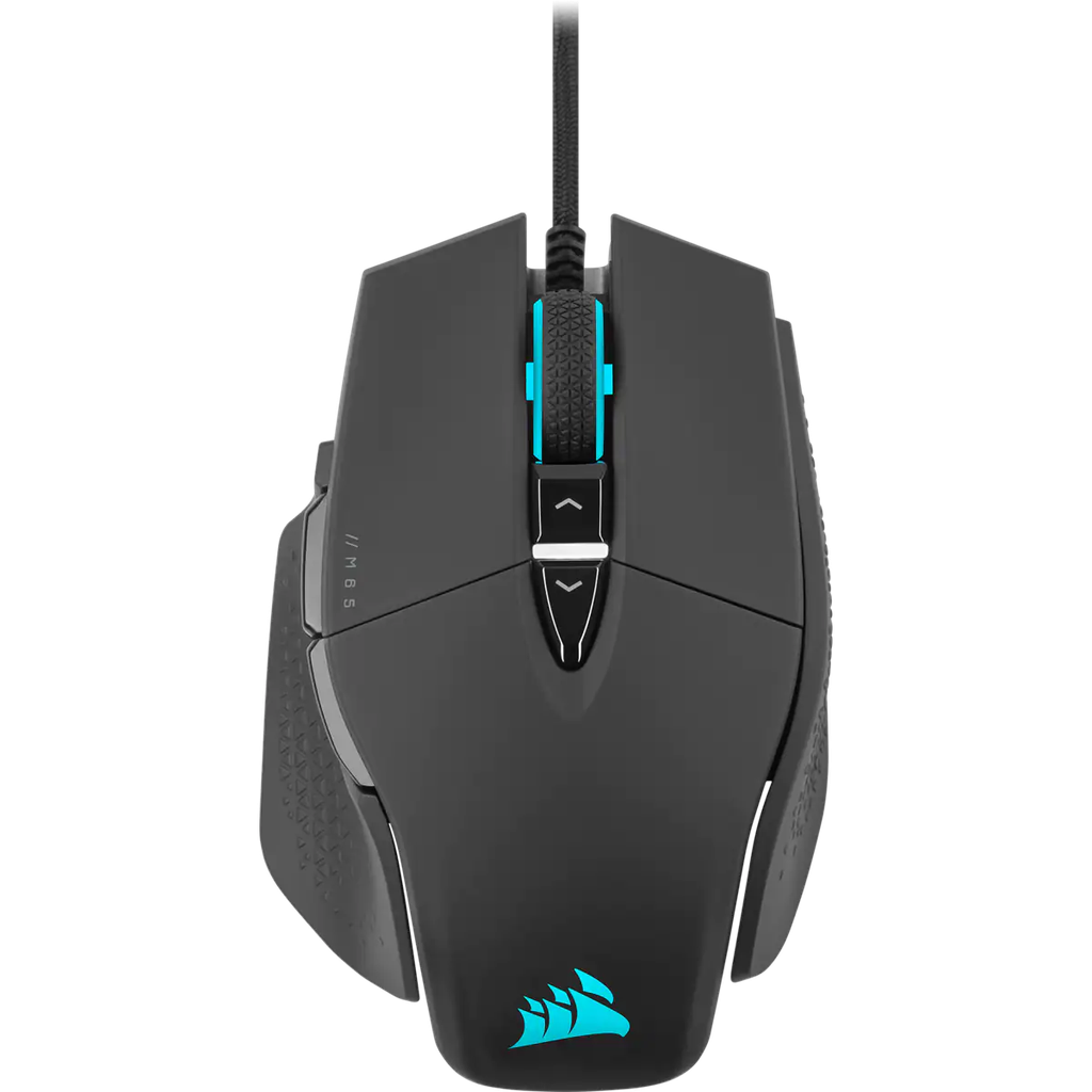 MOUSE GAMING CORSAIR M65 RGB ULTRA, 26000 DPI, 8 BTN PROGRAMABLE, NEGRO, USB, PC O MAC.