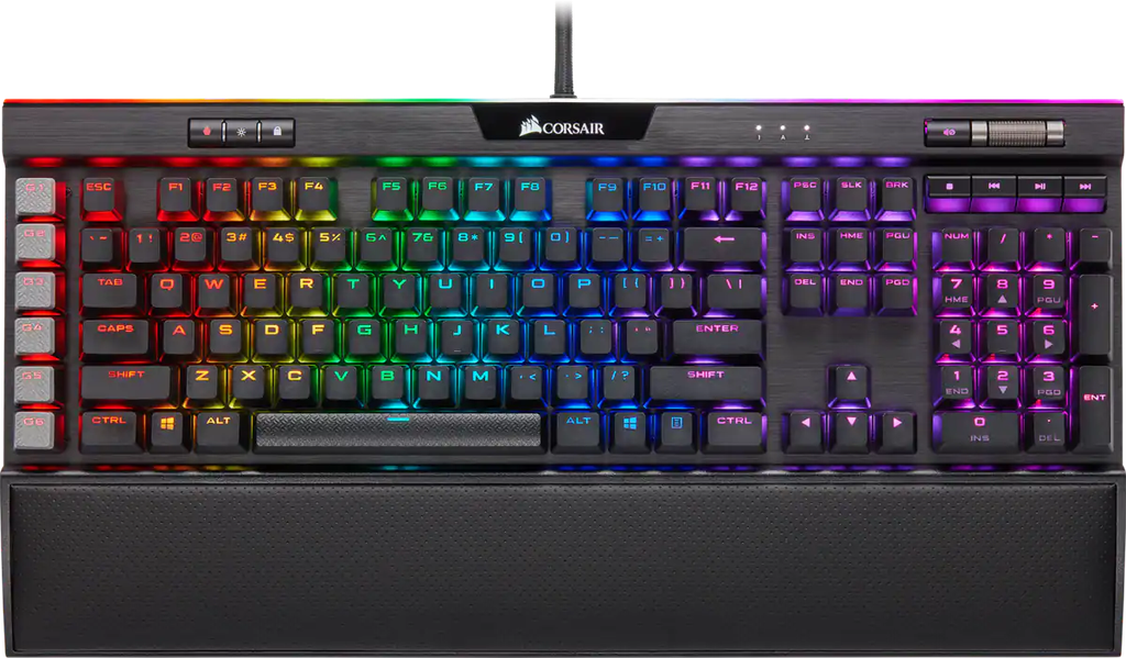 CORSAIR GAMING K95 PLATINUM XT RGB MECHANICAL GAMING KEYBOARD, BACKLIT MULTICOLOR LED, CHERRY MX SPE