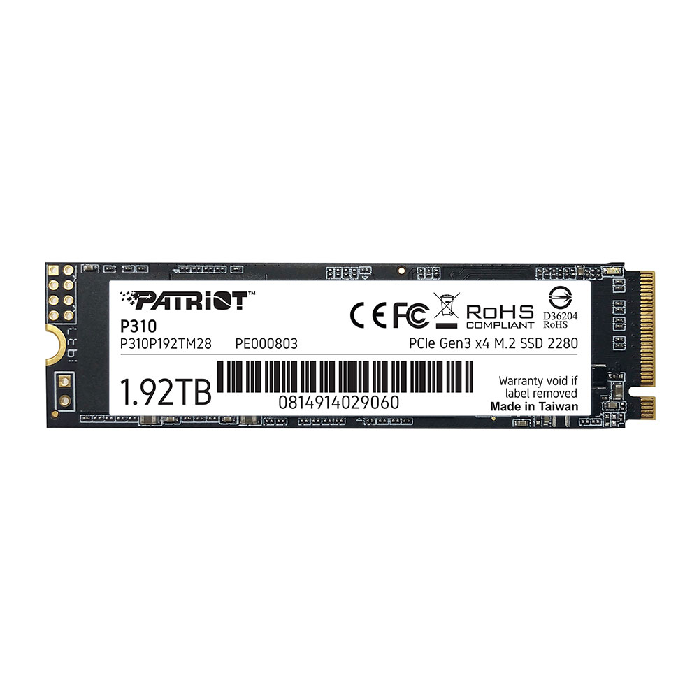 DISCO DURO SSD 1,92TB  M.2 2280 PCIE GEN 3 X 4 SSD, NVME 1.3