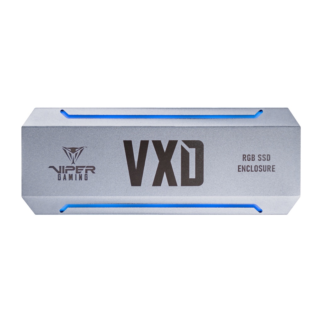 CASE PARA SSD M.2 VXD RGB PCIE RGB VIPER GAMING , 1000 MB/S, 2230/2242/2260/2280, USB 3.2 GEN2.