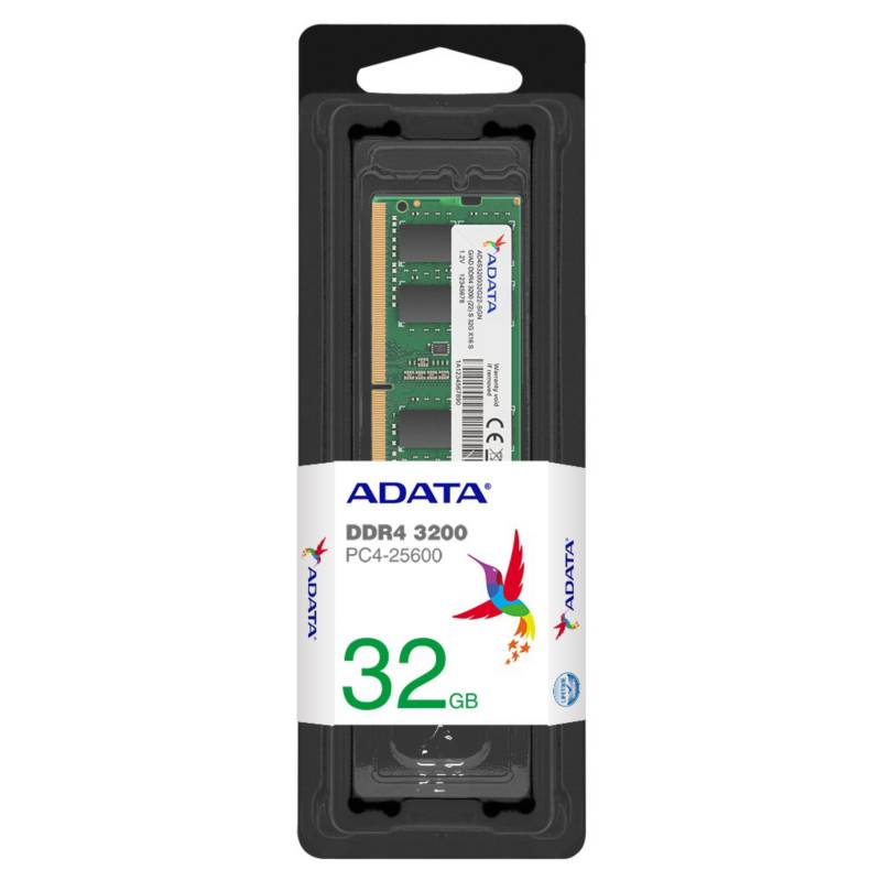ADATA MEMORIA SODIMM DDR4 3200MHZ 32GB (PORTATIL)