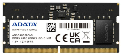 MEMORIA RAM - SODIMM DDR5 - ADATA PREMIER - 8GB - 4800MHZ  (PORTATIL)
