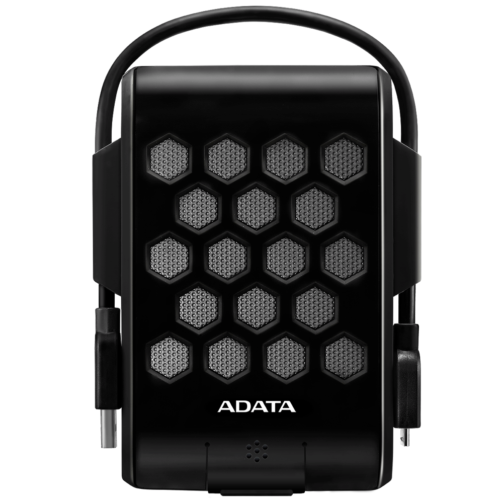 DISCO DURO -  EXTERNO ANGOLPES - ADATA - HD720 1TB NEGRO - GRADO MILITAR , ANTI POLVO , AGUA