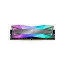 MEMORIA RAM UDIMM - ADATA XPG - D60 TUNGSTEN GREY RGB -  DDR4 8GB 3200 MHZ