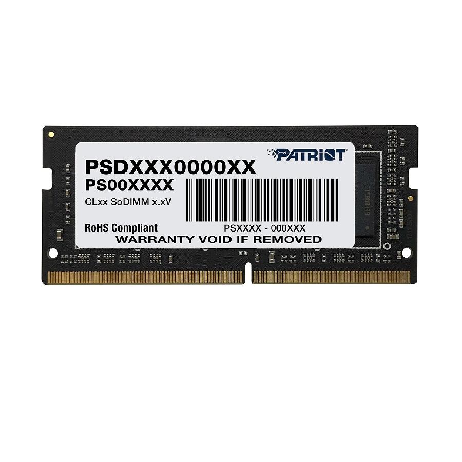 MEMORIA SODIM PATRIOT SIGNATURE LINE DDR4 16GB-3200MHZ, CL22, 1.2V.