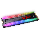XPG SSD GEN 3X4 256GB PCIE NVME HEATSINK RGB S40G