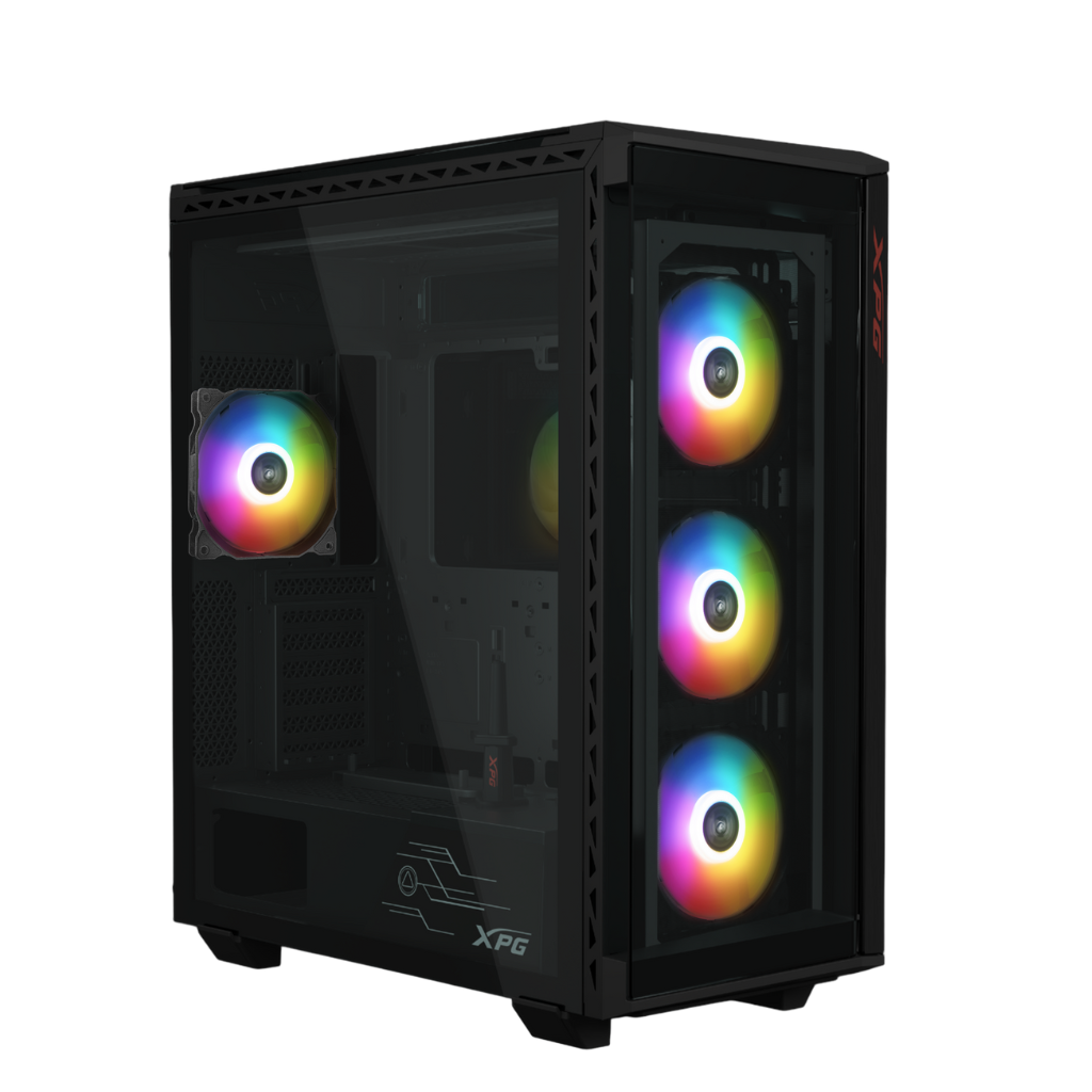 CASE - MID TOWER - ADATA XPG - BATTLECRUISERIIST  NEGRO - 4FAN , ARGB