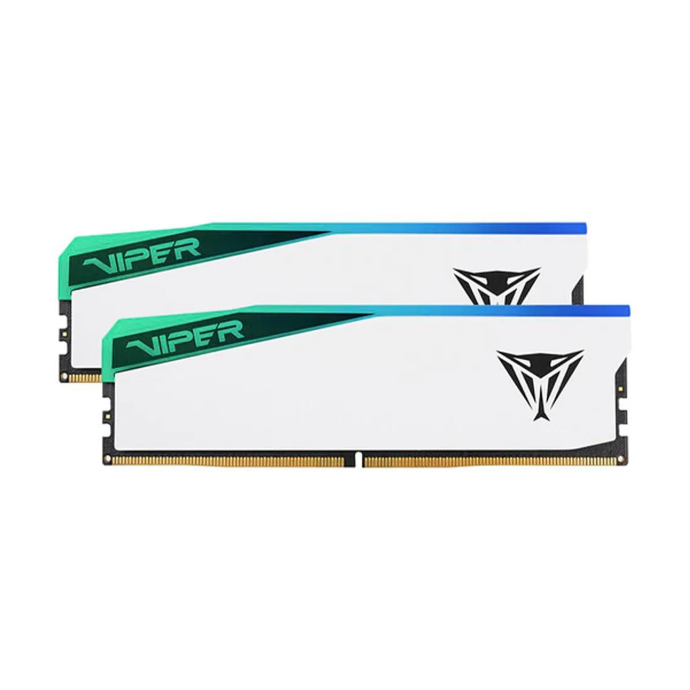 [COAPTVPVER596G60C42KW] KIT MEMORIA RAM PATRIOT VIPER ELITE 5 DDR5 96GB (48GB X 2), 6000MHZ, WHITE RGB, CL42.