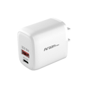 CARGADOR DUAL CARGA RAPIDA ARGOMTECH TYPE-C &amp; USB