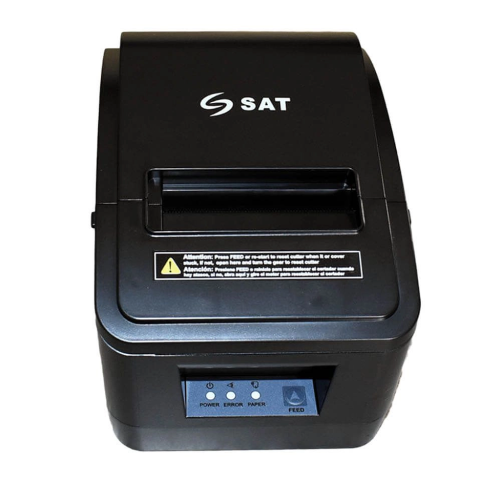 IMPRESORA TERMICA SAT 22T UE CONEXION USB Y ETHERNET; 1 PUERTO RJ11 PARA CAJON MONEDERO
