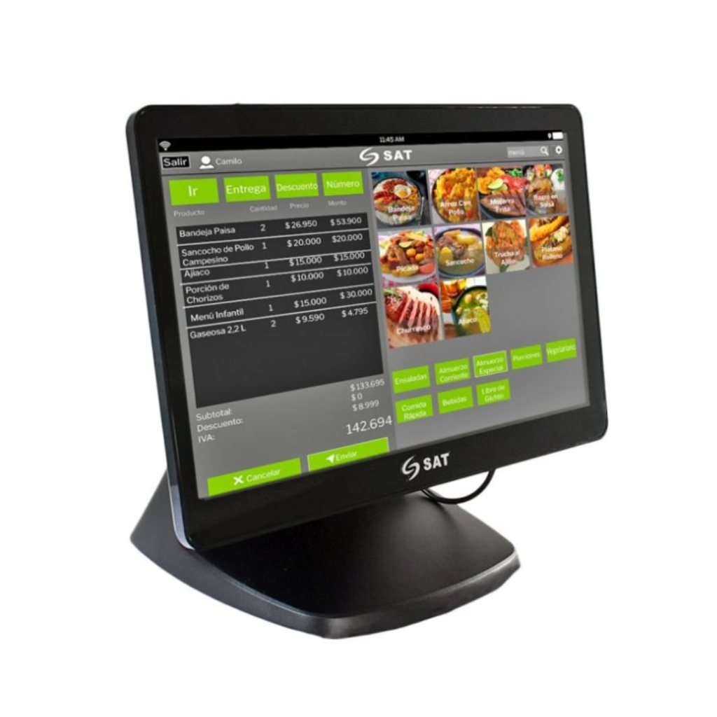 ACCESORIO MONITOR POSTERIOR SAT (para ALL IN ONE o Monitor Touch) 10Â¨ M10.1 CI140 J64