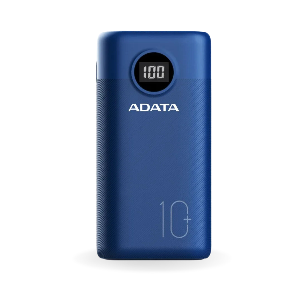 [COAADVAP10000QCD-DGT-CDB] BATERIA PORTATIL - POWER BANK - ADATA -  P10000QCD AZUL -  10000 MHA - ENTRADA TIPO C