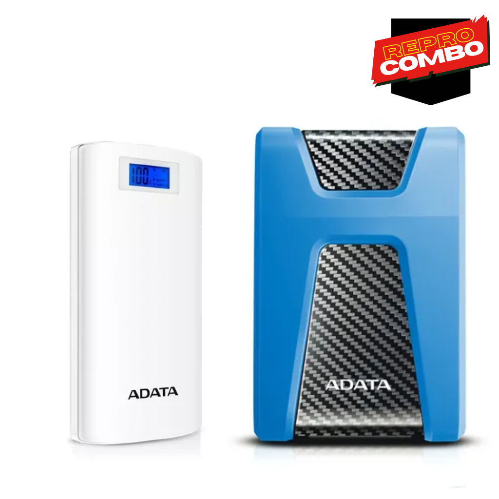 [COGADVHD6501TBCOMBO] DISCO DURO HD650 1TB AZUL  /POWER BANK  P20000 BLANCO