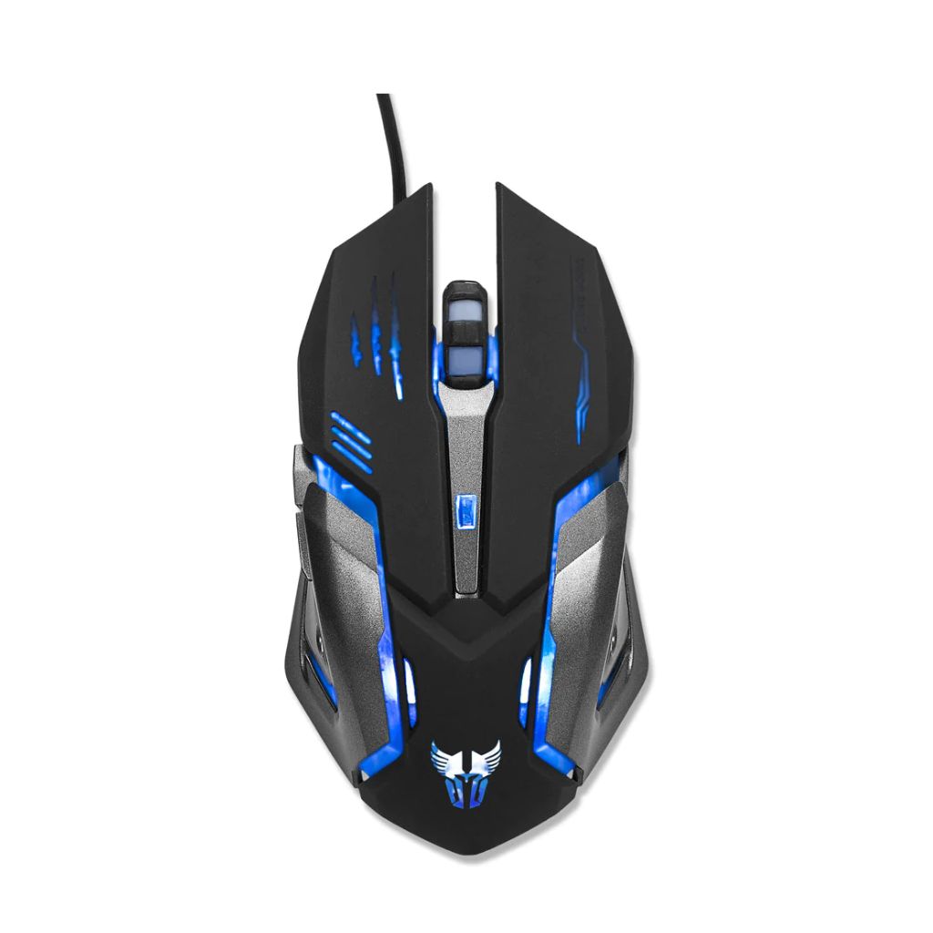 RATON PARA JUEGO COMBAT MS40 USB 6 BOTONES- NEGRO  ARGOMTECH