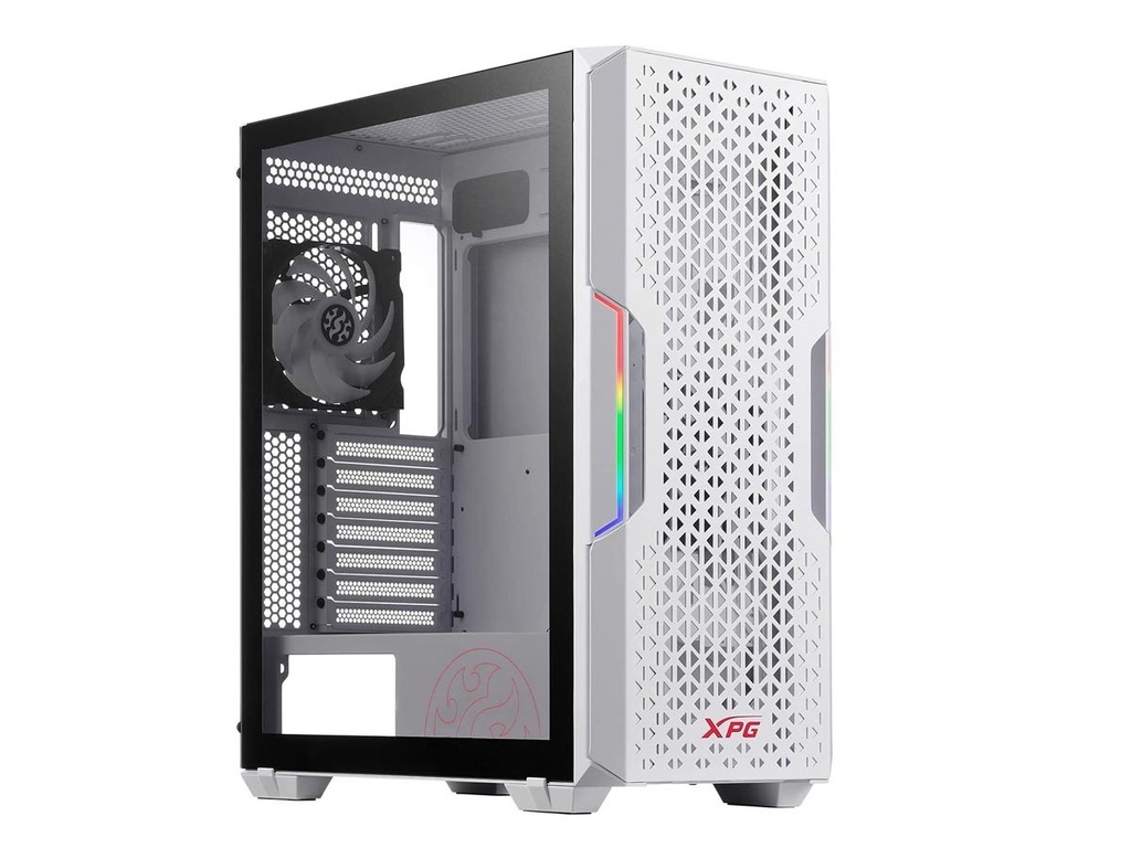 CASE - MID TOWER - ADATA XPG - STARKERAIR BLANCO  - 2 FAN - ARGB