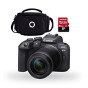 CAMARA MIRRORLESS CANON EOS R10 RF-S 18-150MM IS STM+ESTUCHE+MEMORIA (COMBO  93)