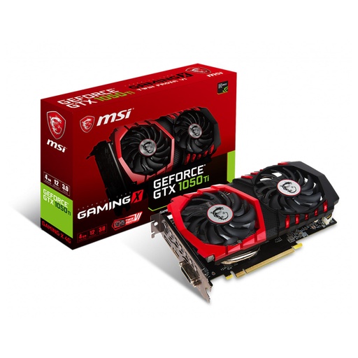 [COAMIVVGAGTX1050TIGAMX4G] GEFORCE GTX 1050 TI GAMING X 4G