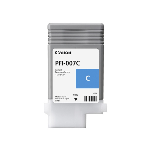 [FAICAV2144C001AA] CANON INK TANK PFI-007C 90 ML- DYE CYAN